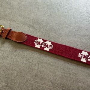 NWOT Smathers & Branson Needlepoint Mississippi State Belt